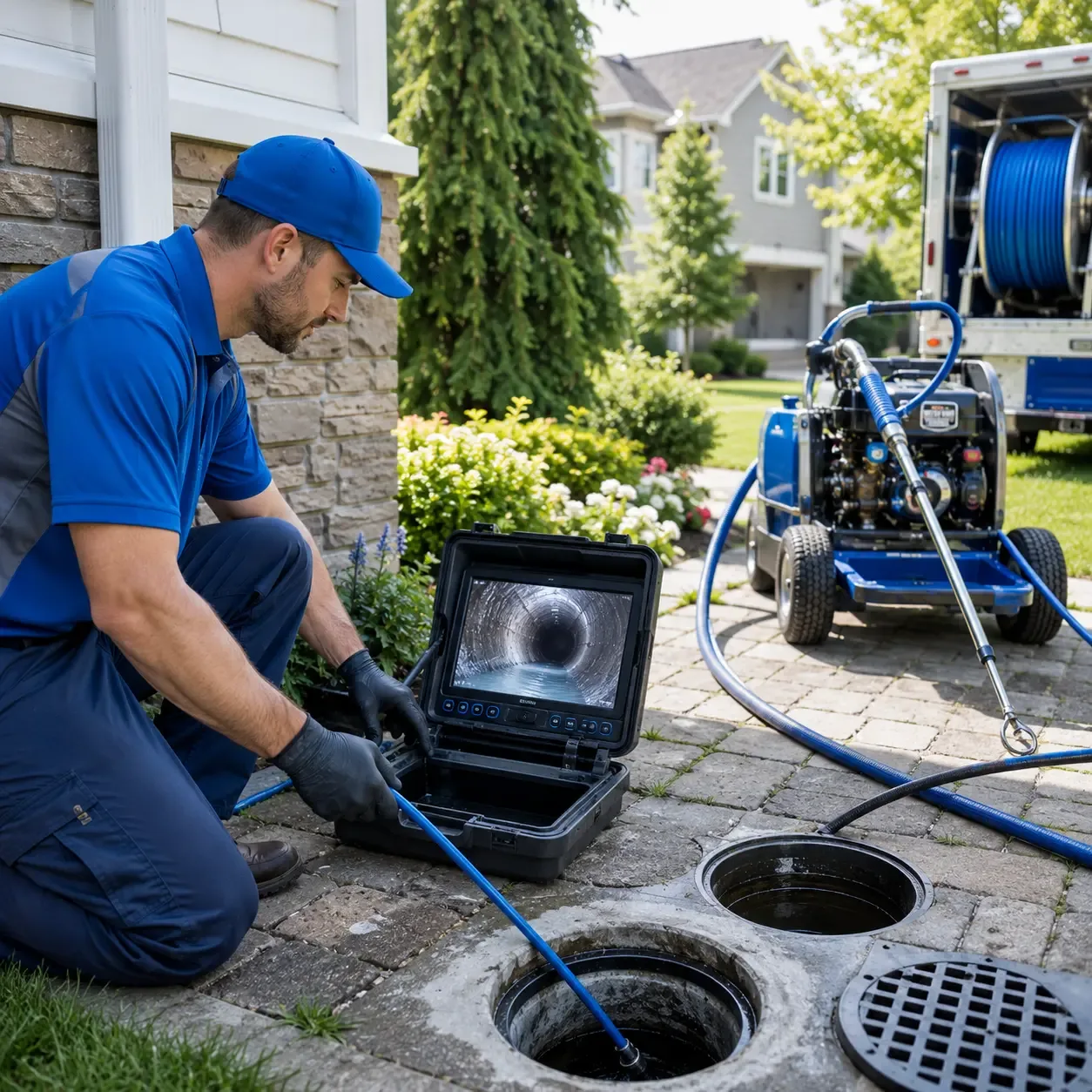 Outdoor drain cleaning professionals serving Petal, MS